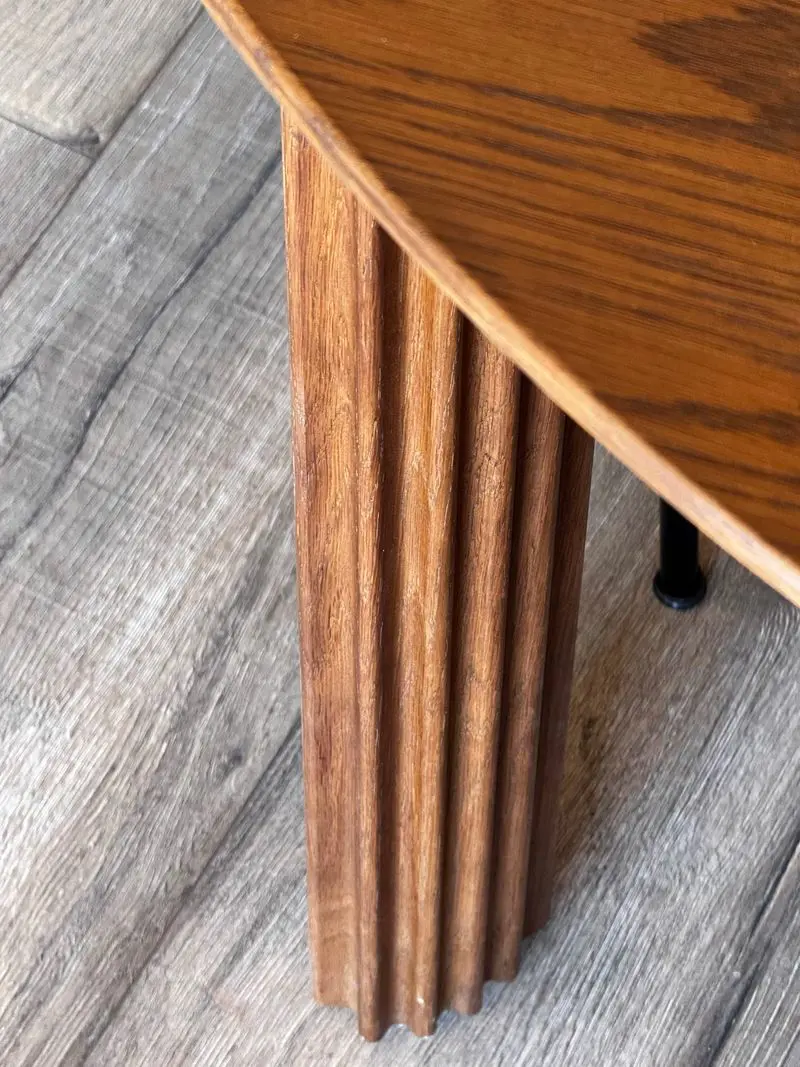 tavolo pranzo tondo allungabile Comfort circle rovere scuro