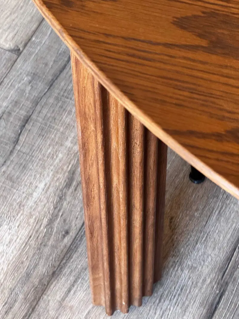 tavolo pranzo tondo allungabile Comfort circle rovere scuro