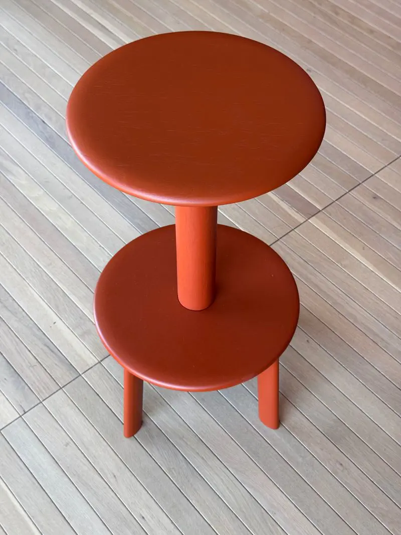 Massif coppia sgabelli arancio