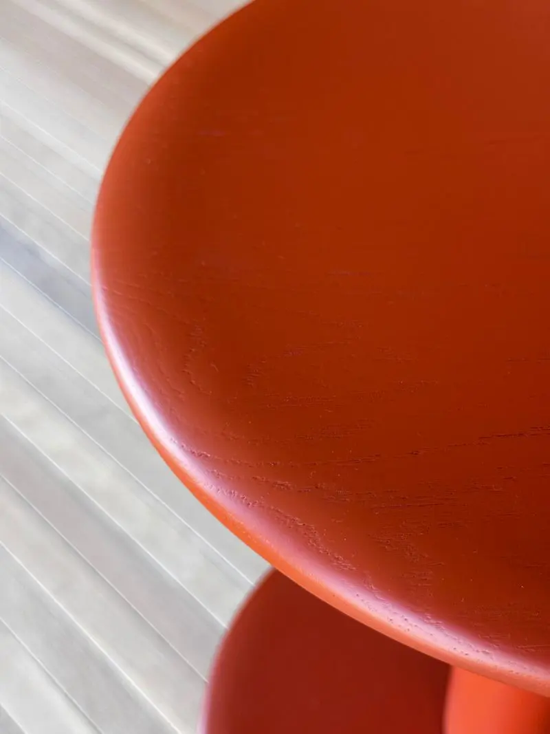 Massif coppia sgabelli arancio