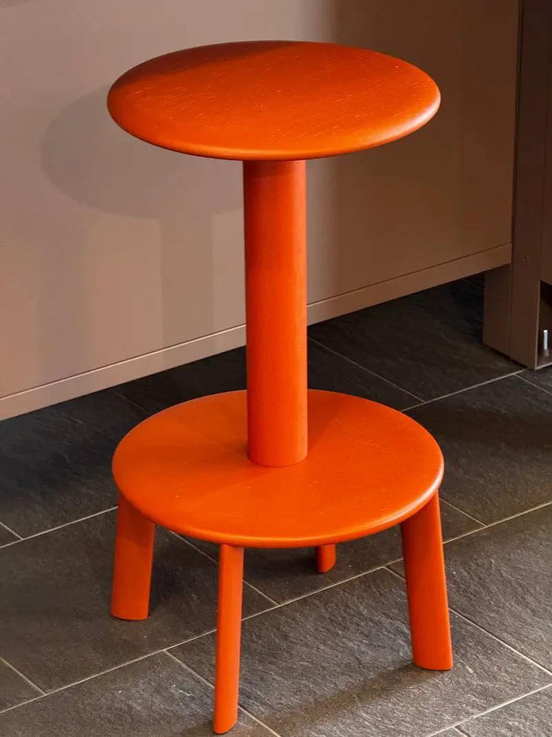 Massif coppia sgabelli arancio