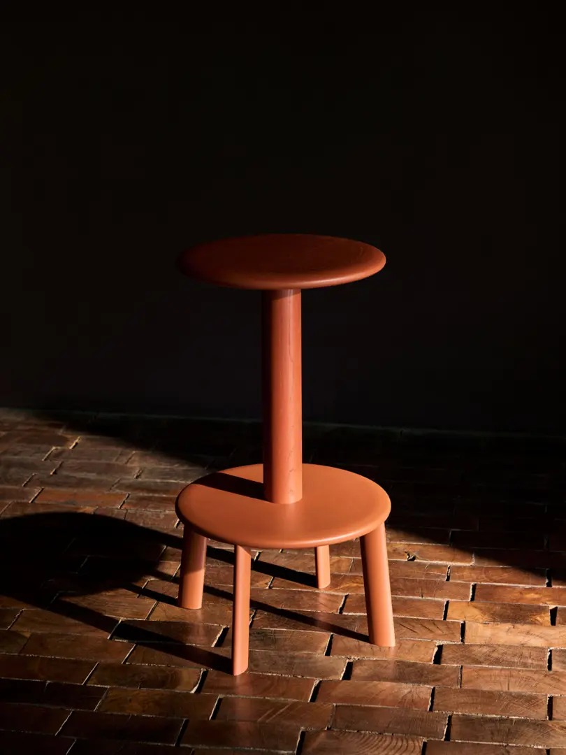 Massif coppia sgabelli arancio