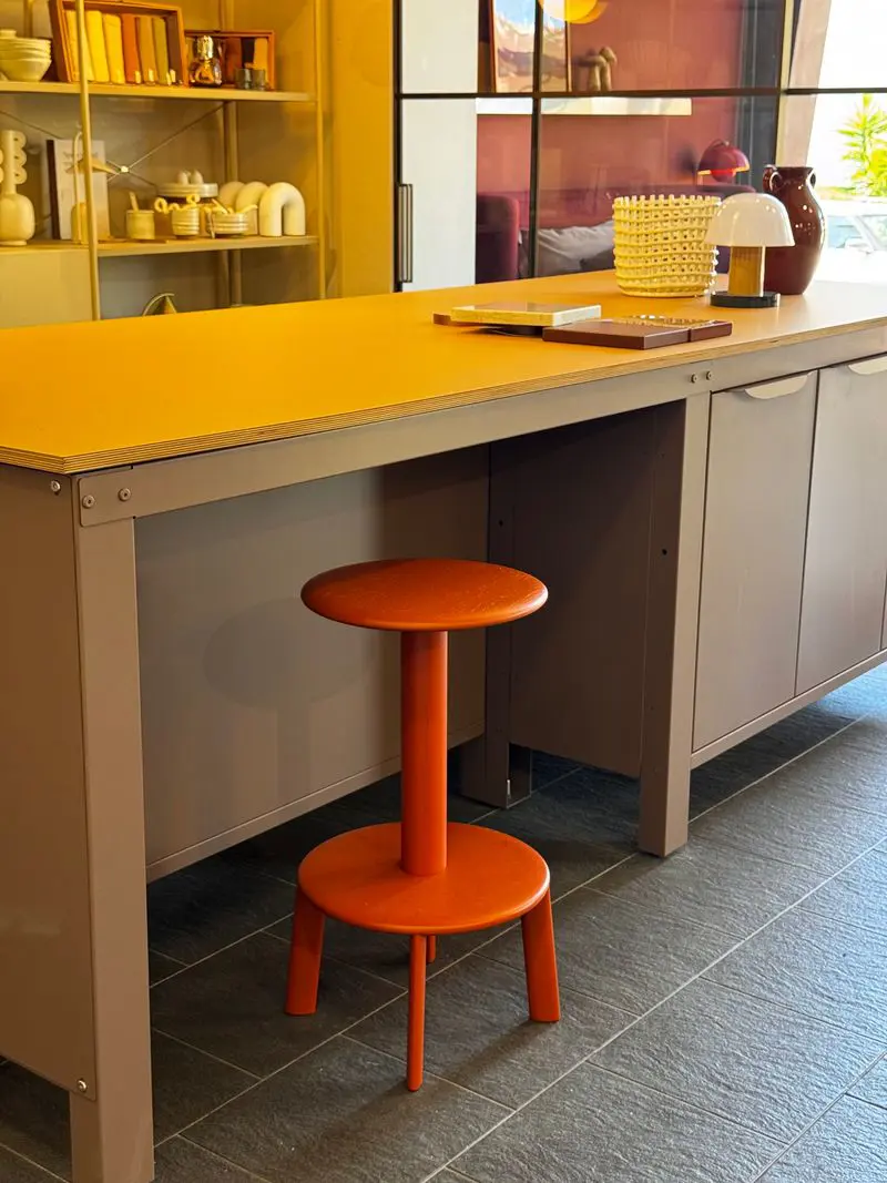 Massif coppia sgabelli arancio