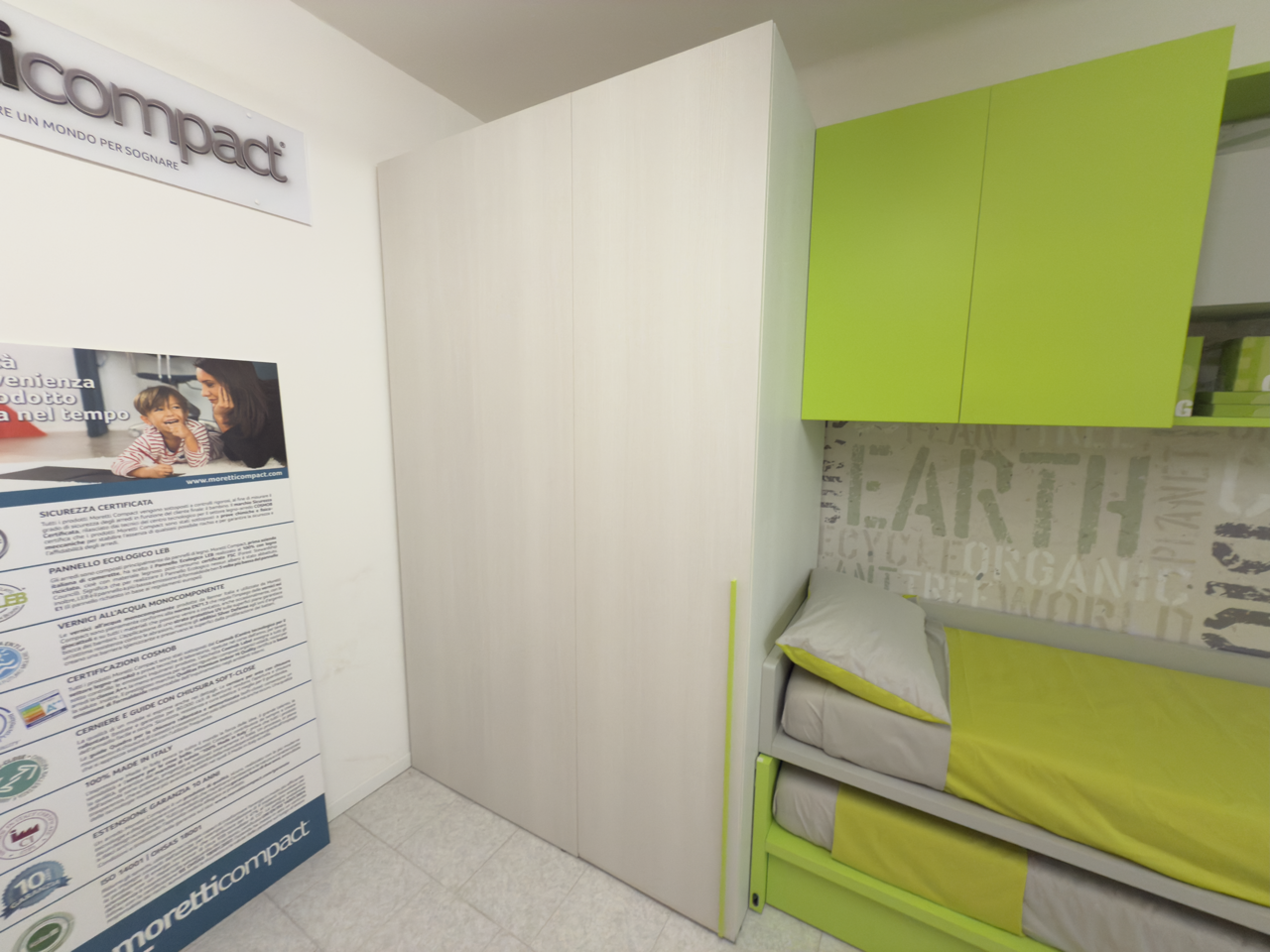 Cameretta cabina Moretti compact 