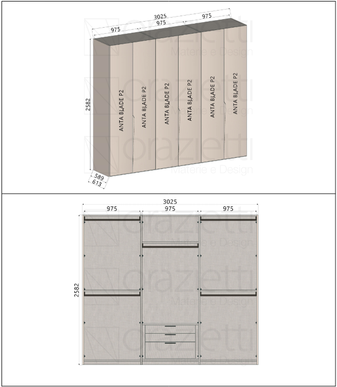 Armadio Blade Morassutti
