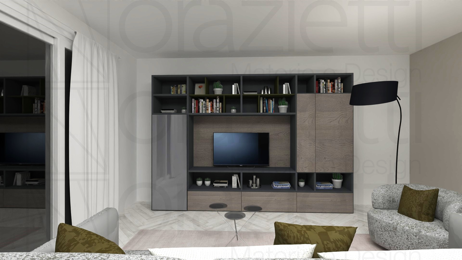 Parete attrezzata Day system Jesse