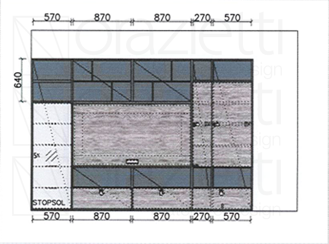 Parete attrezzata Day system Jesse
