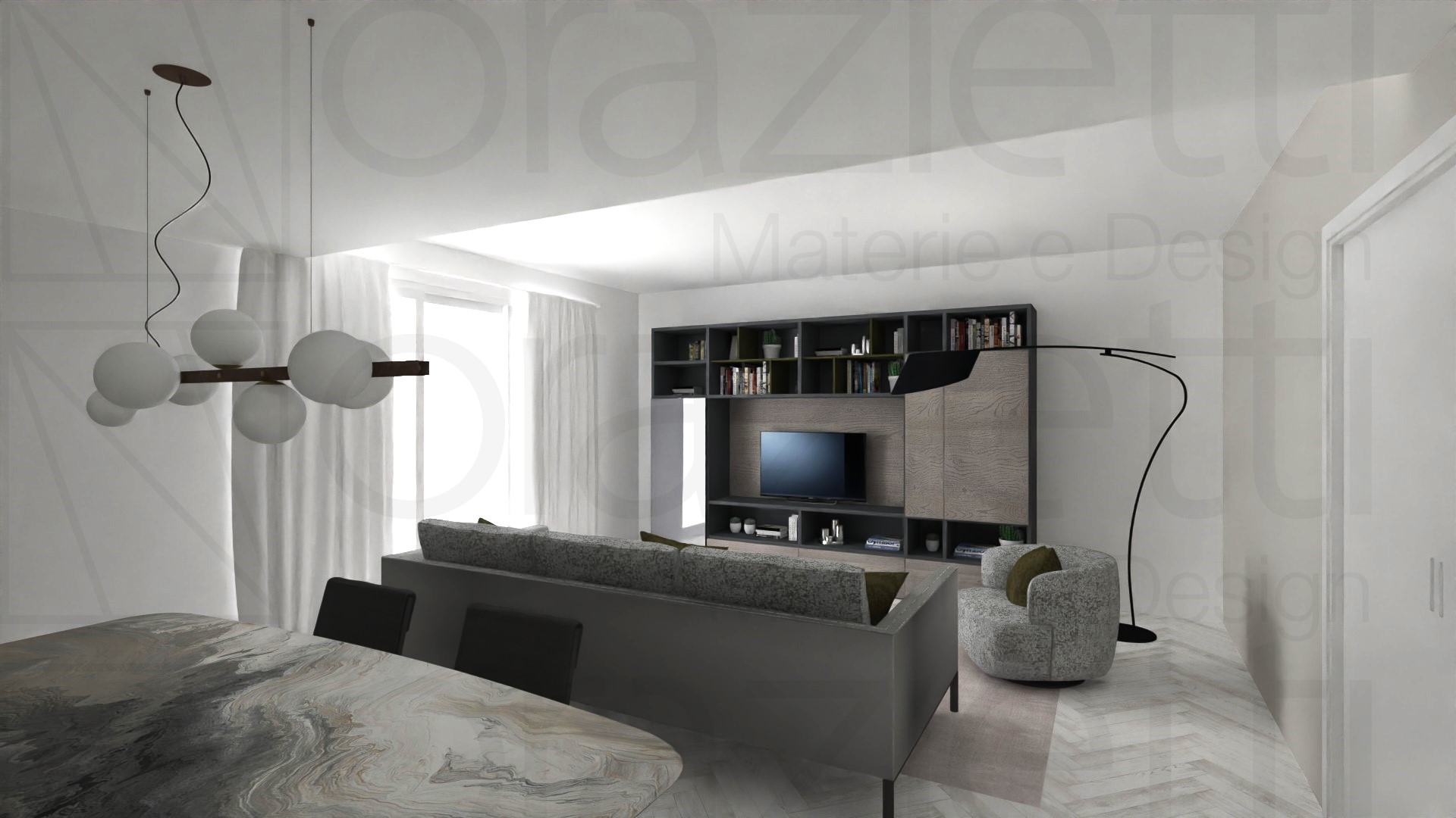 Parete attrezzata Day system Jesse