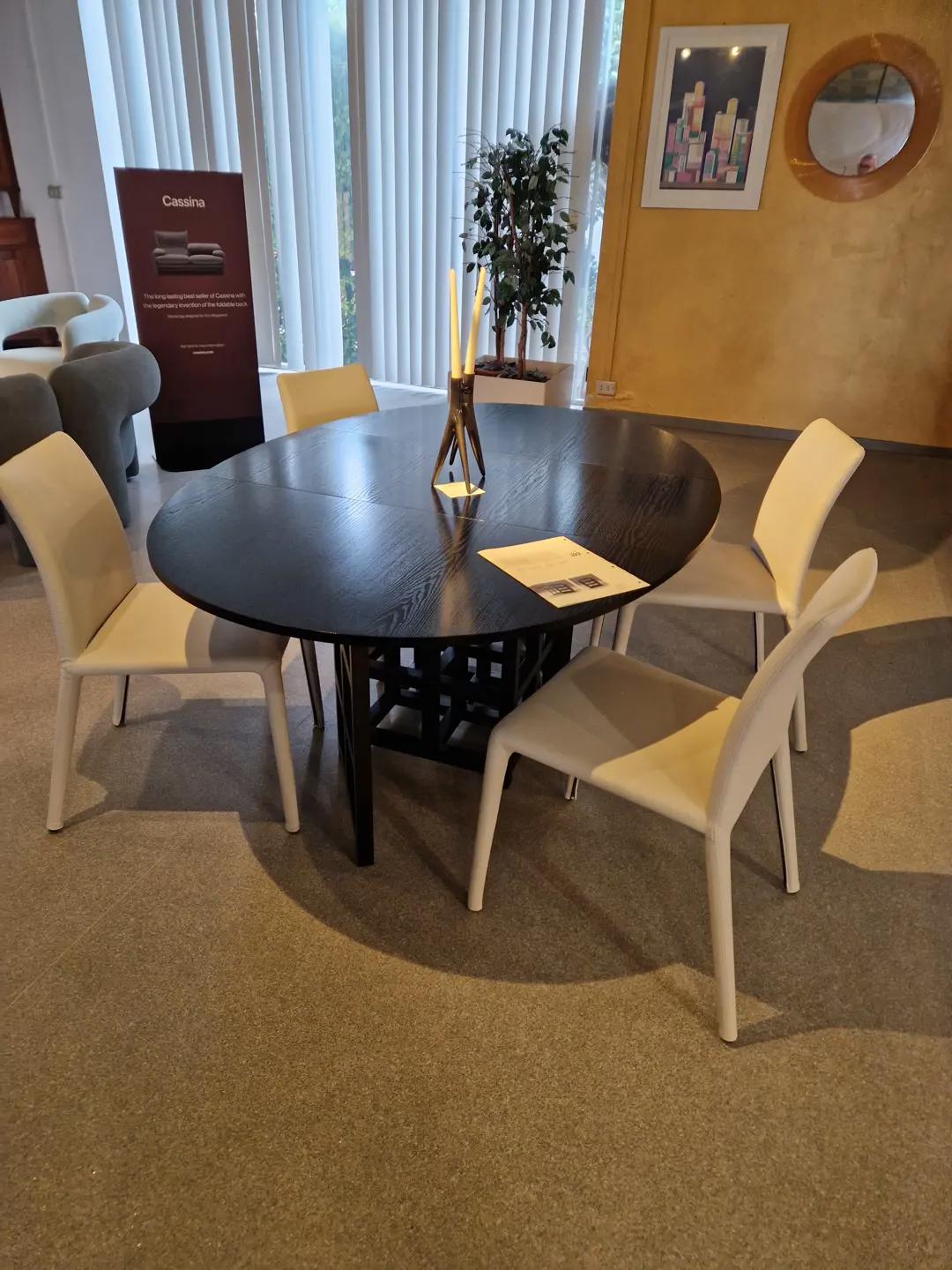 4 SEDIE EMI PIANCA NUOVE ECOPELLE BIANCA 