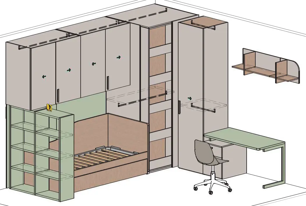 Cameretta in Offerta Speciale Mistral