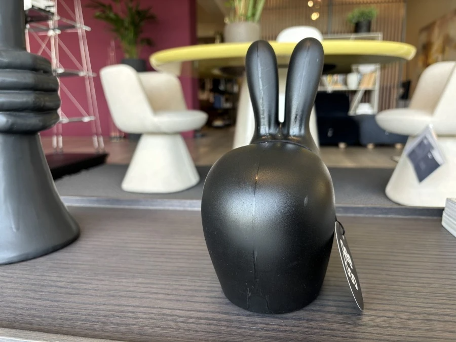 Statuetta Rabbit XS nero