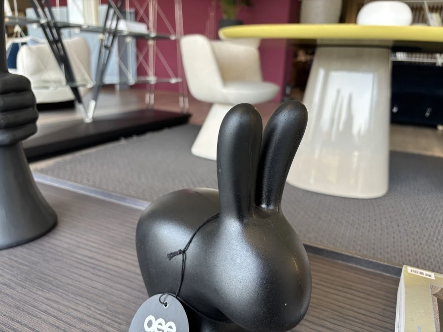 Statuetta Rabbit XS nero