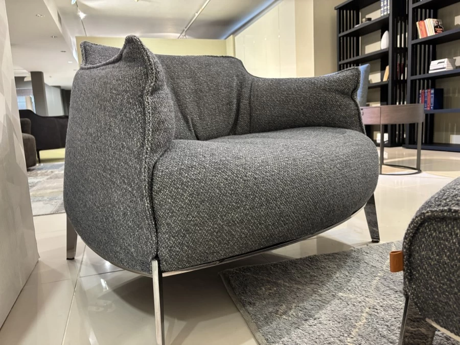Poltrona con pouf Archibald Gran Comfort