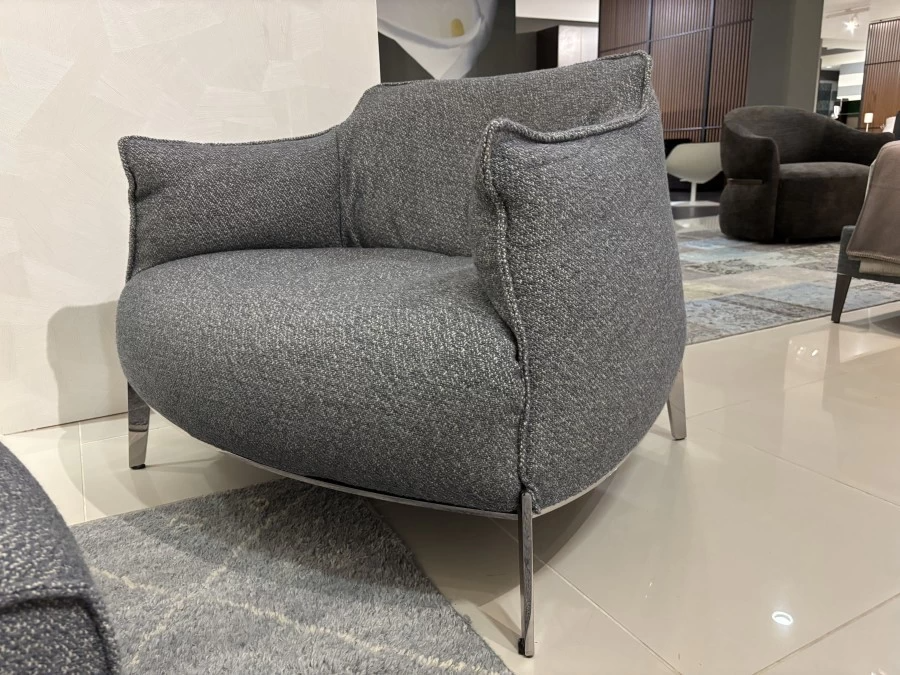 Poltrona con pouf Archibald Gran Comfort