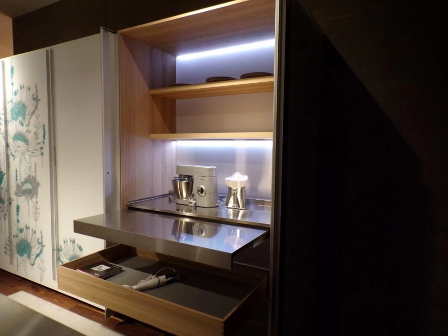 Cucina con isola Artematica Vitrum