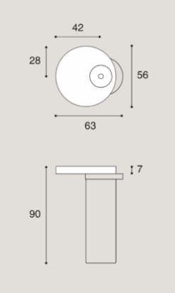 Lavabo Eccentrico freestanding
