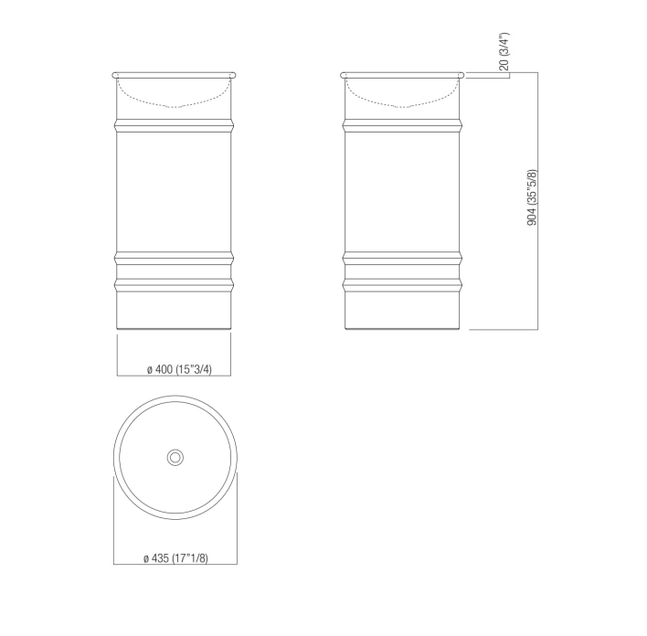 Lavabo Vieques freestanding