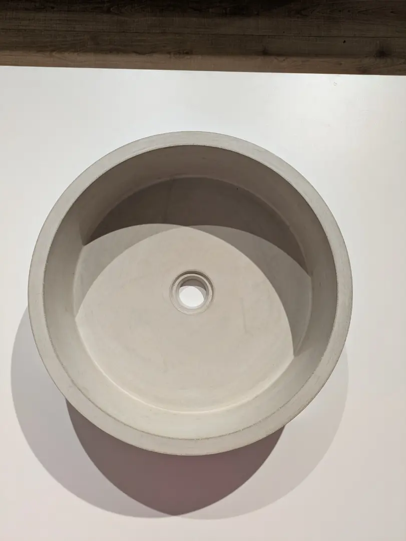Lavabo d'appoggio Lunare Cementoline
