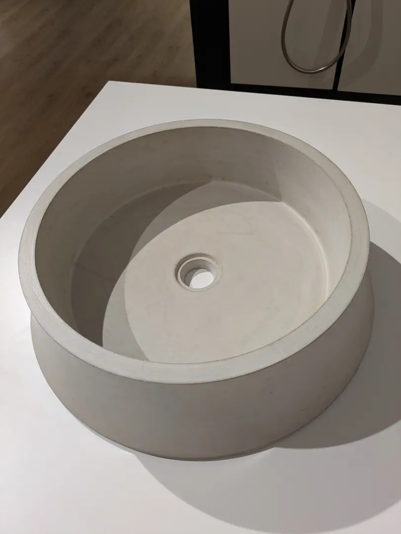 Lavabo d'appoggio Lunare Cementoline