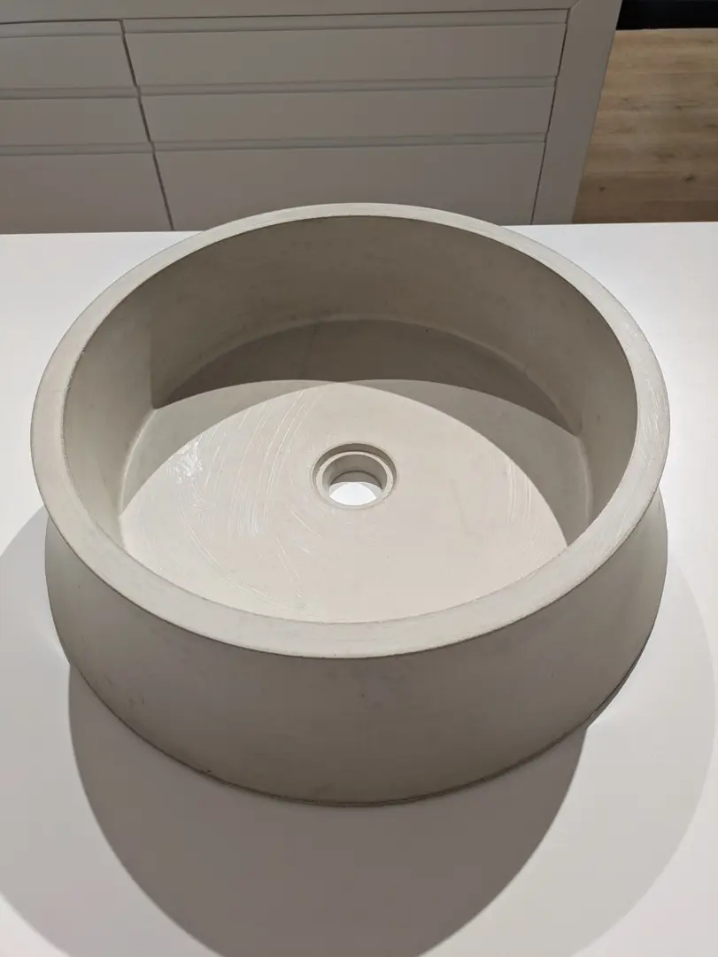 Lavabo d'appoggio Lunare Cementoline