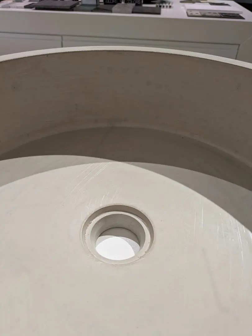Lavabo d'appoggio Lunare Cementoline