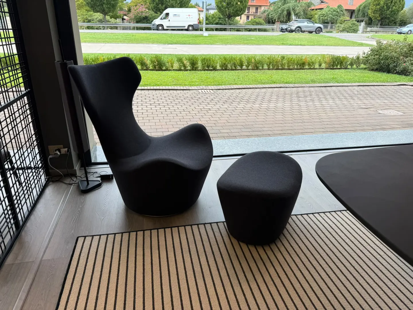 Poltrona Papilio con Pouf