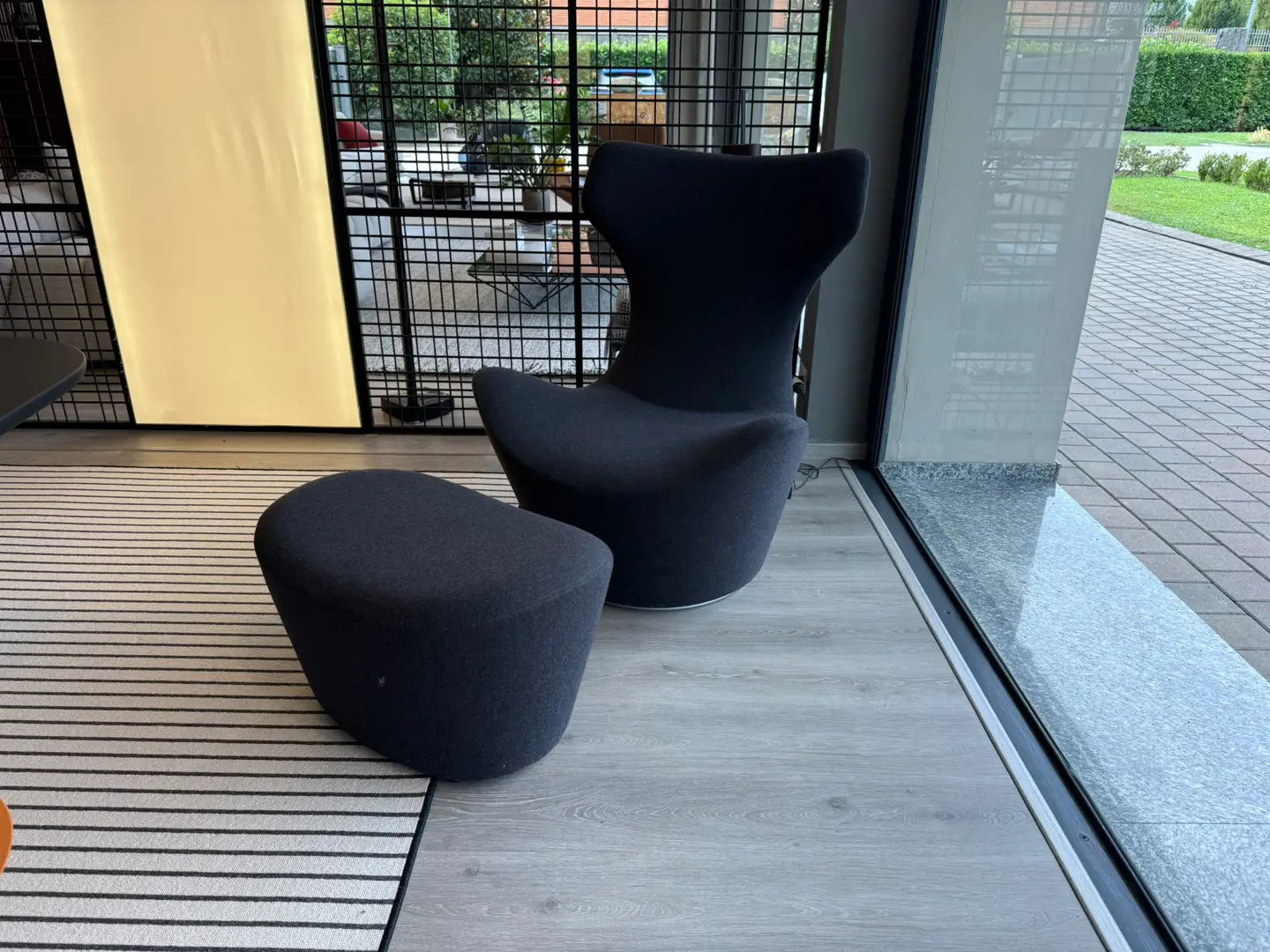 Poltrona Papilio con Pouf