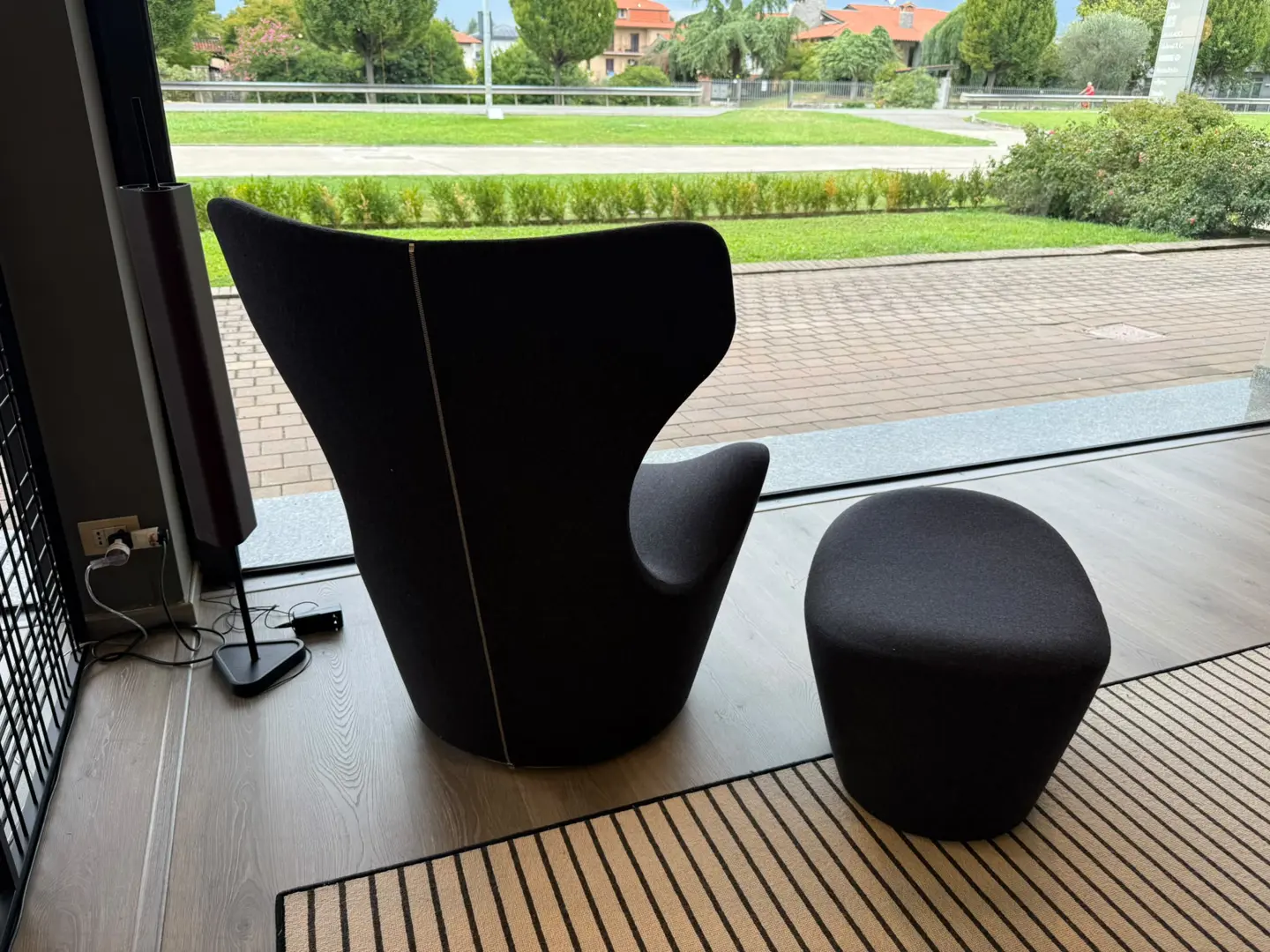 Poltrona Papilio con Pouf