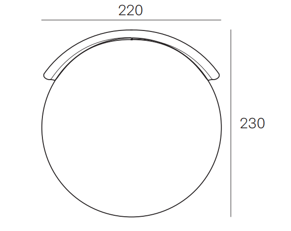 Letto tondo Kaleido
