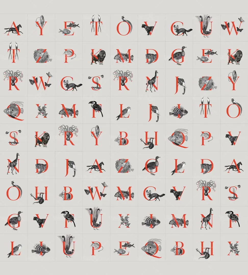 Carta da parati Animal Codex