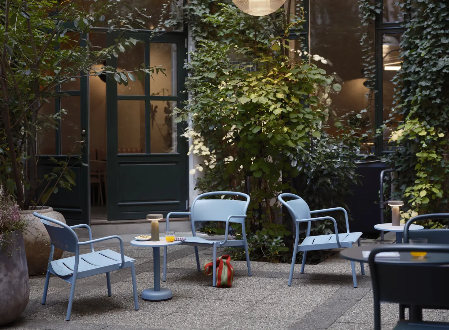 Poltroncina Linear Steel