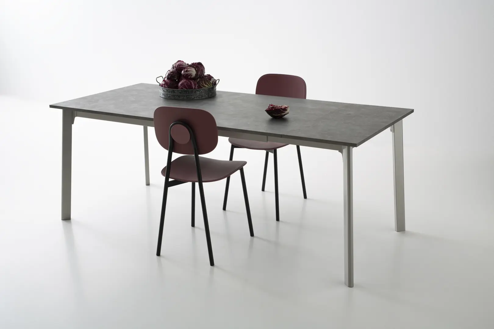 Tavolo Otello piano c/angoli 90°
