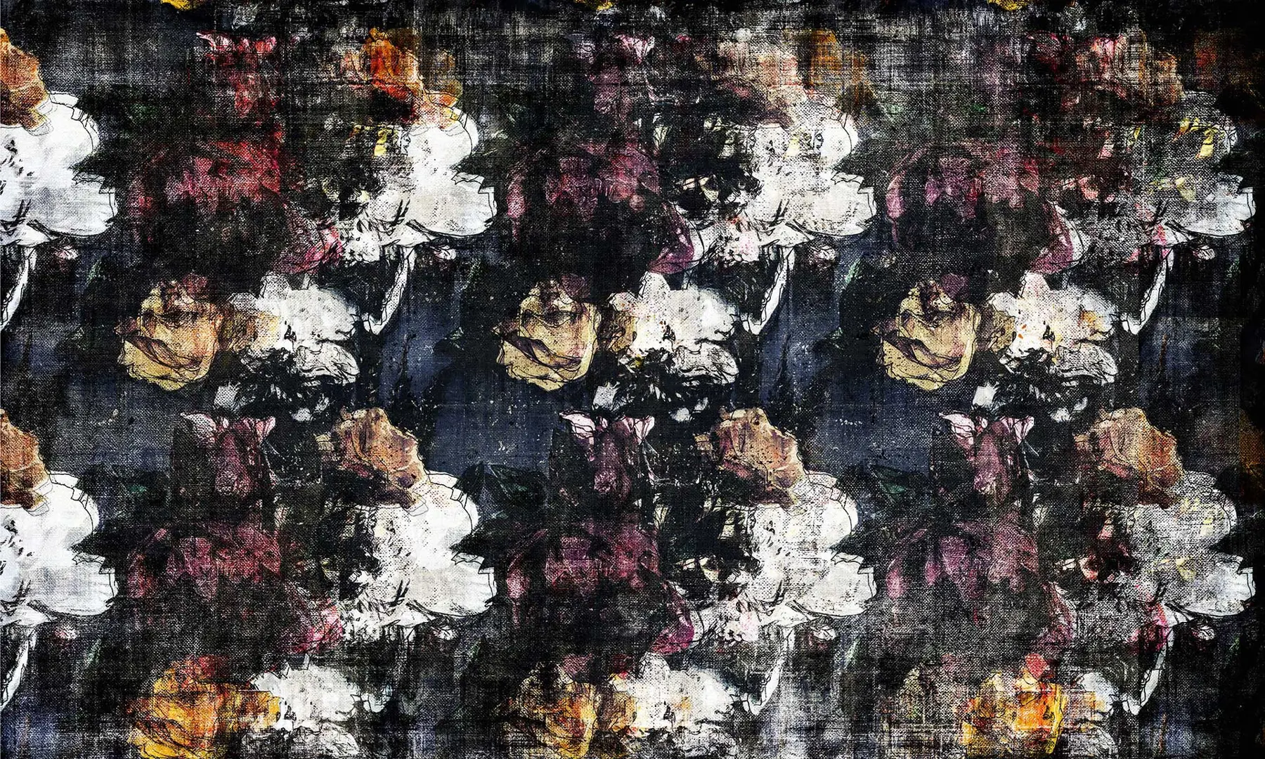 Carta da parati Fiori grandi