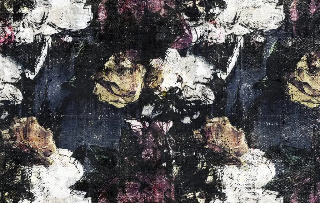 Carta da parati Fiori grandi