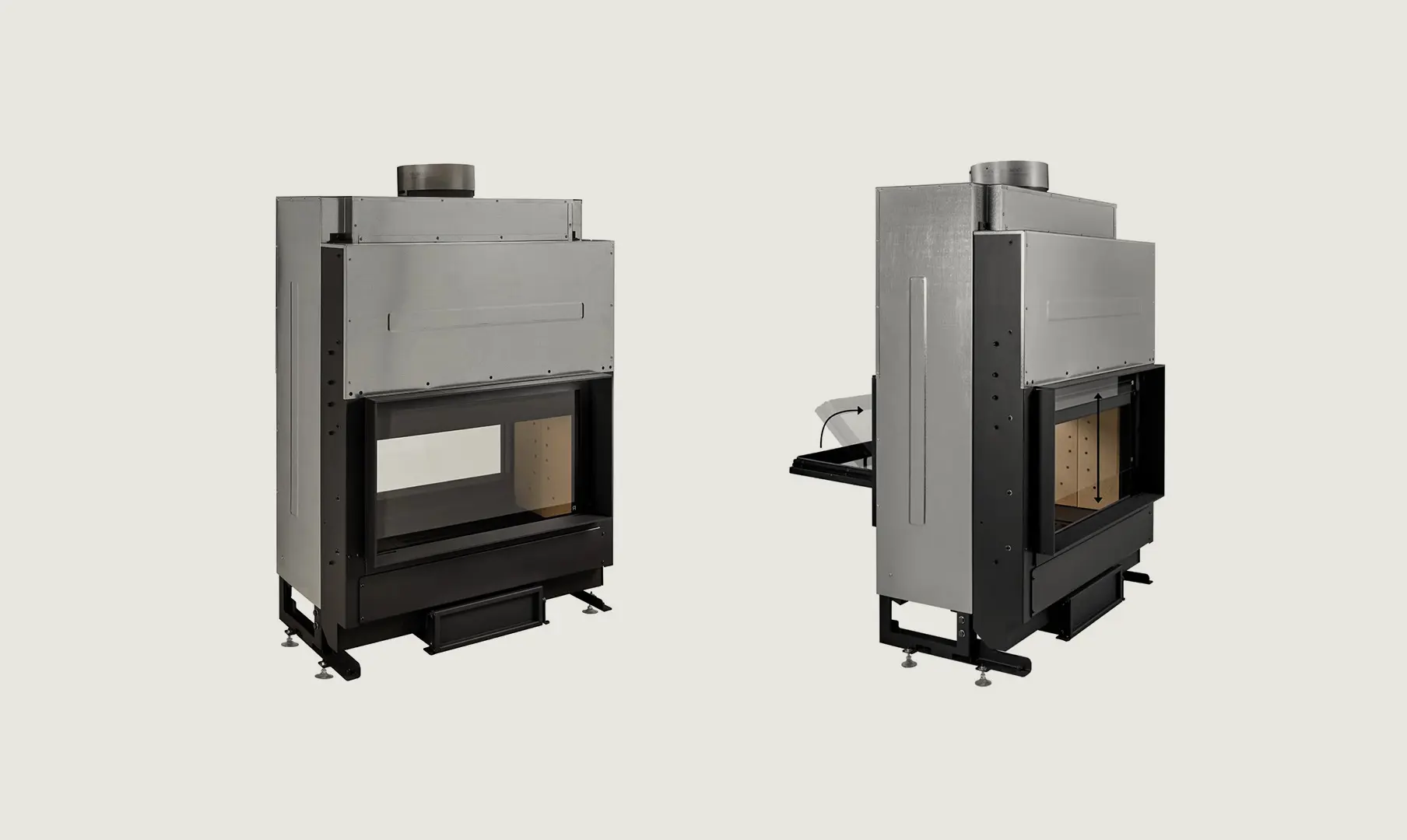 Caminetto Serie G Doble Cara