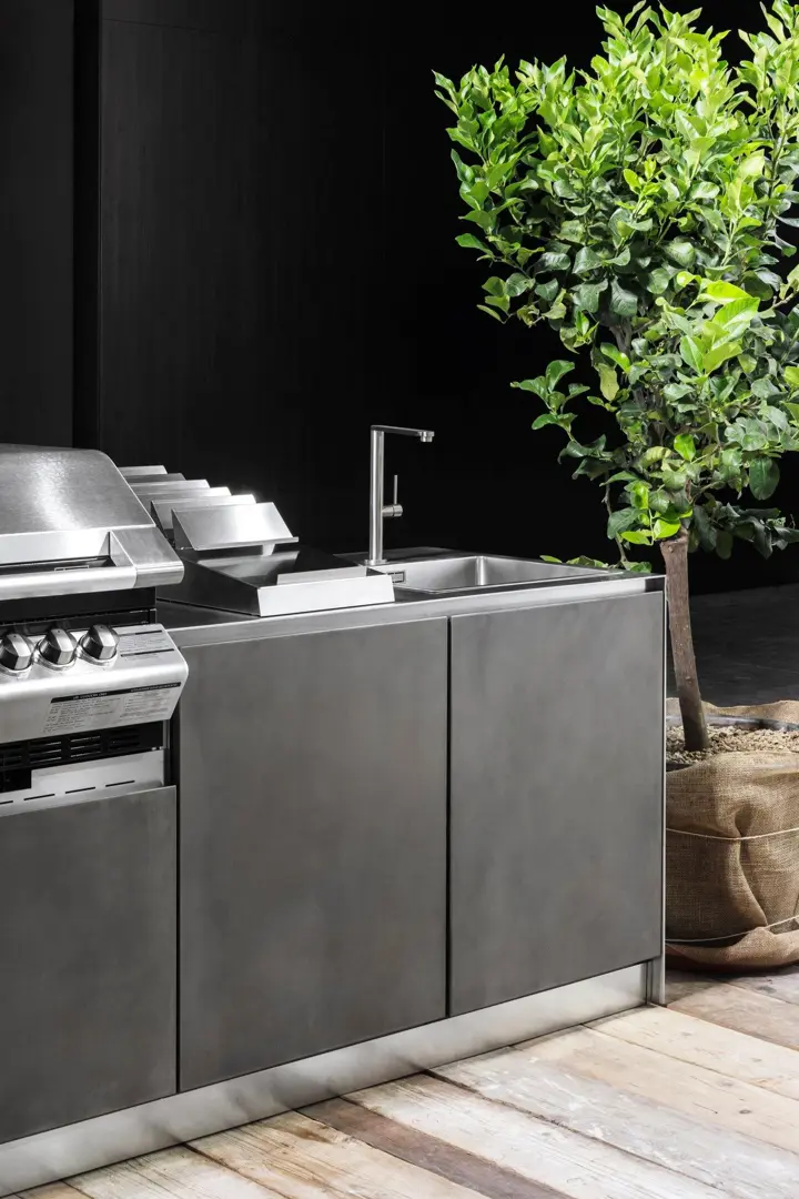 Cucina Acciaio Inox Vintage 