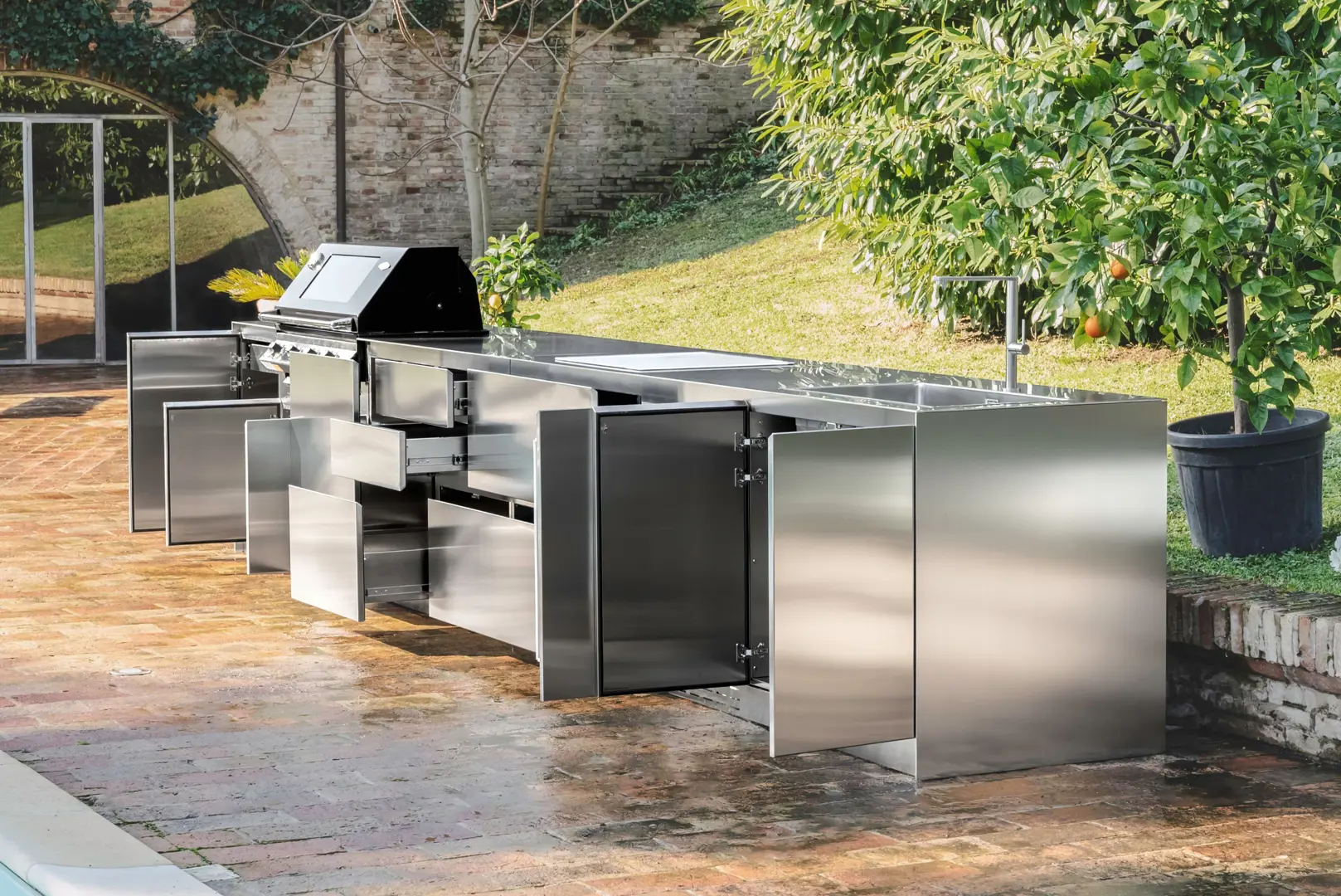 Cucina Acciaio Inox Naturale