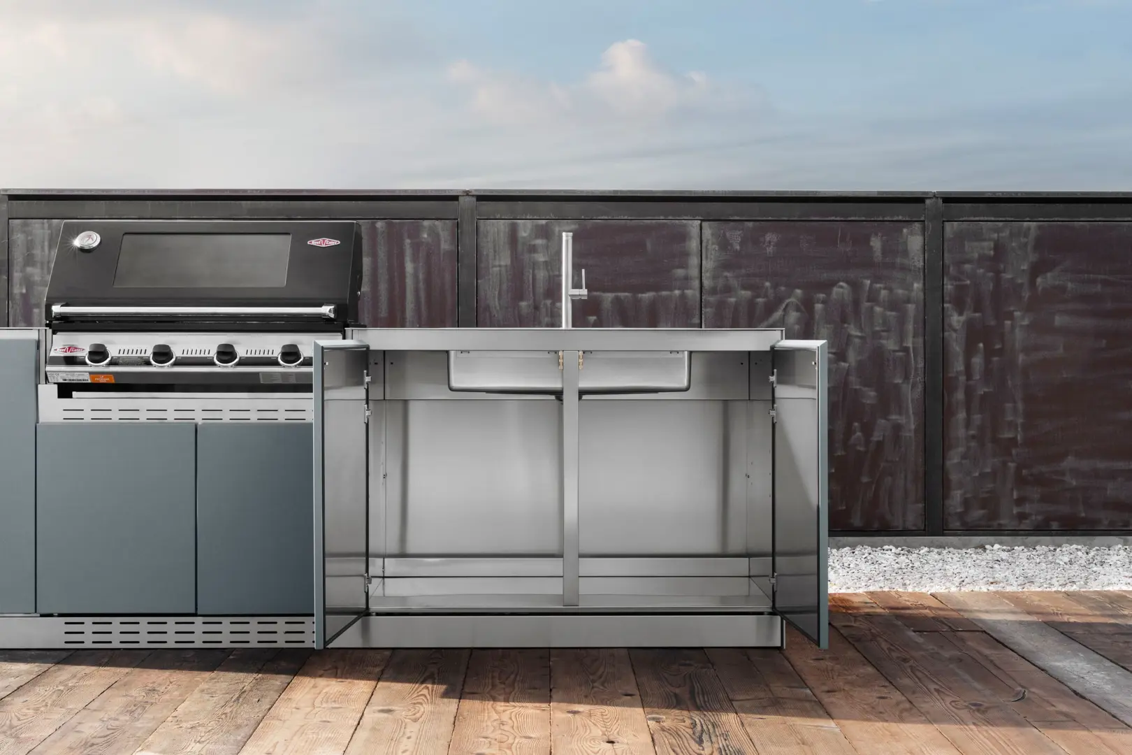 Cucina Acciaio Inox Laccato Opaco