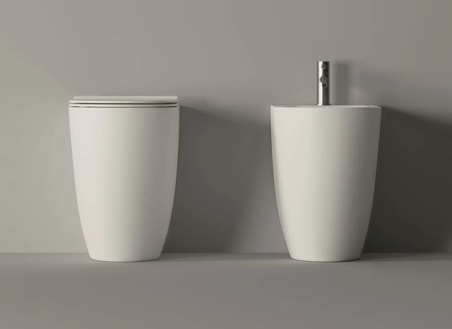 Wc e bidet Hide Round