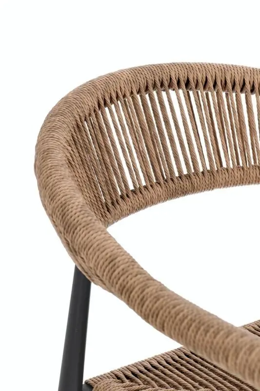 Sedia C-BR Jandia Antracite/Natural