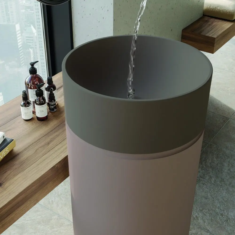 Lavabo Round Double Central