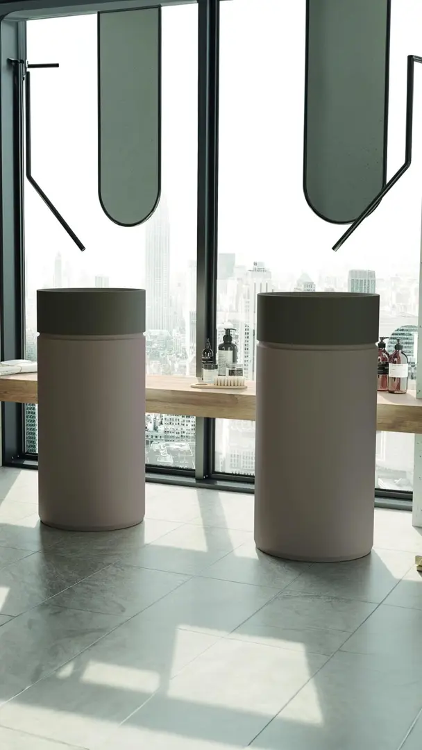 Lavabo Round Double Central