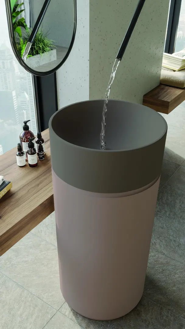 Lavabo Round Double Central