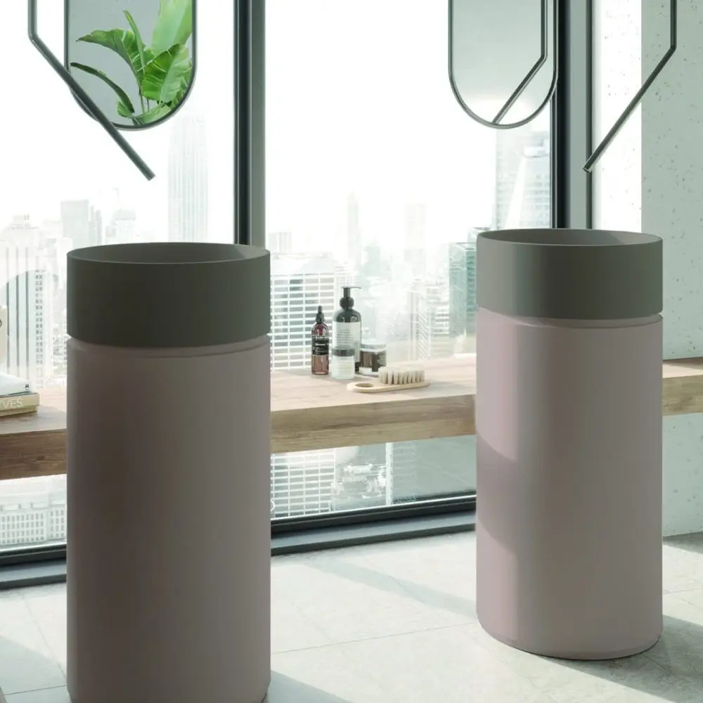 Lavabo Round Double Central