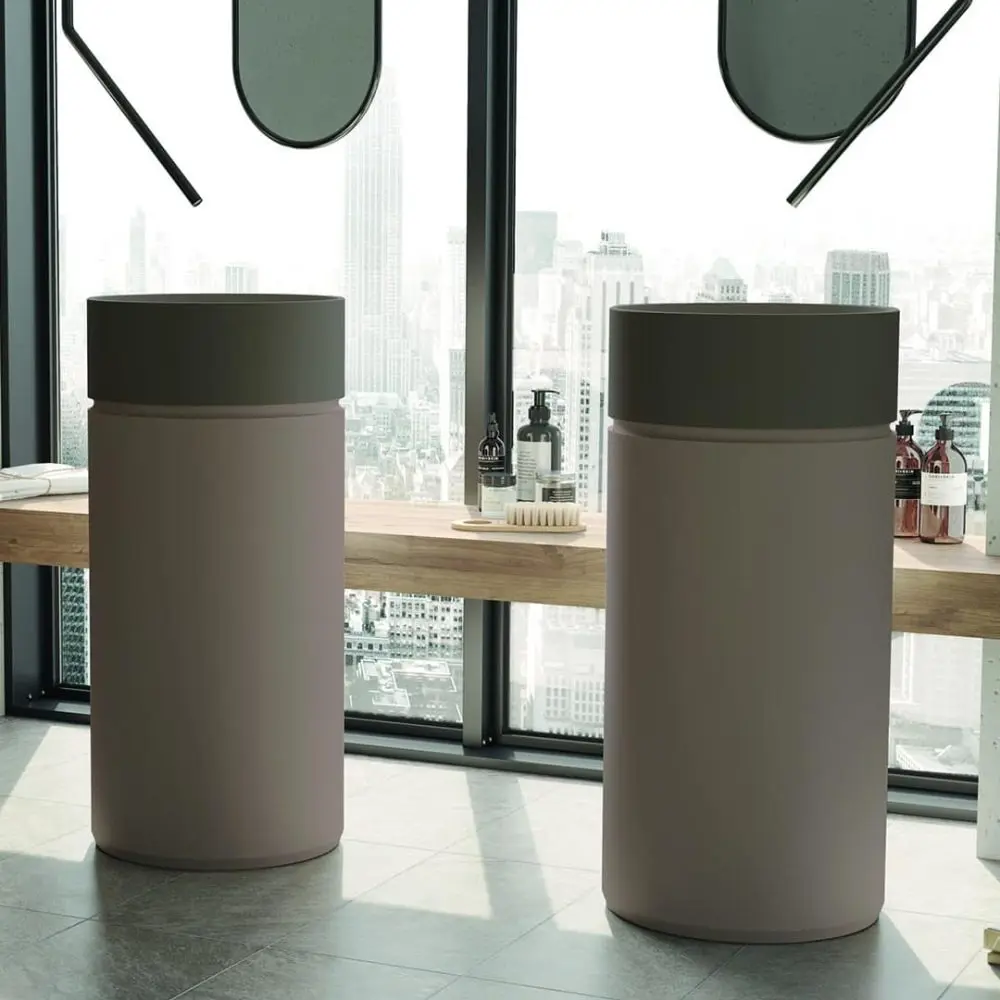 Lavabo Round Double Central