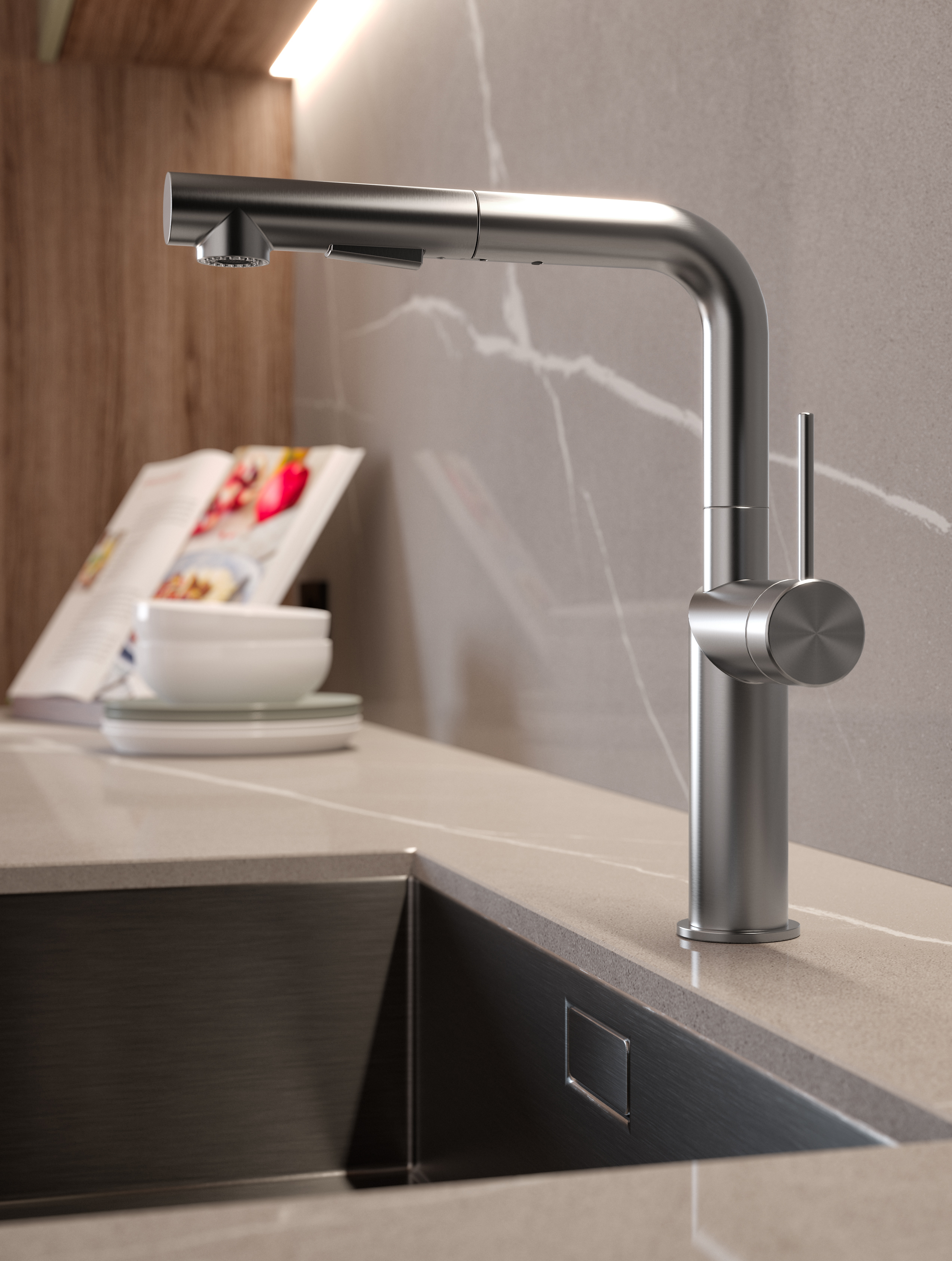 Miscelatore Inox Tech