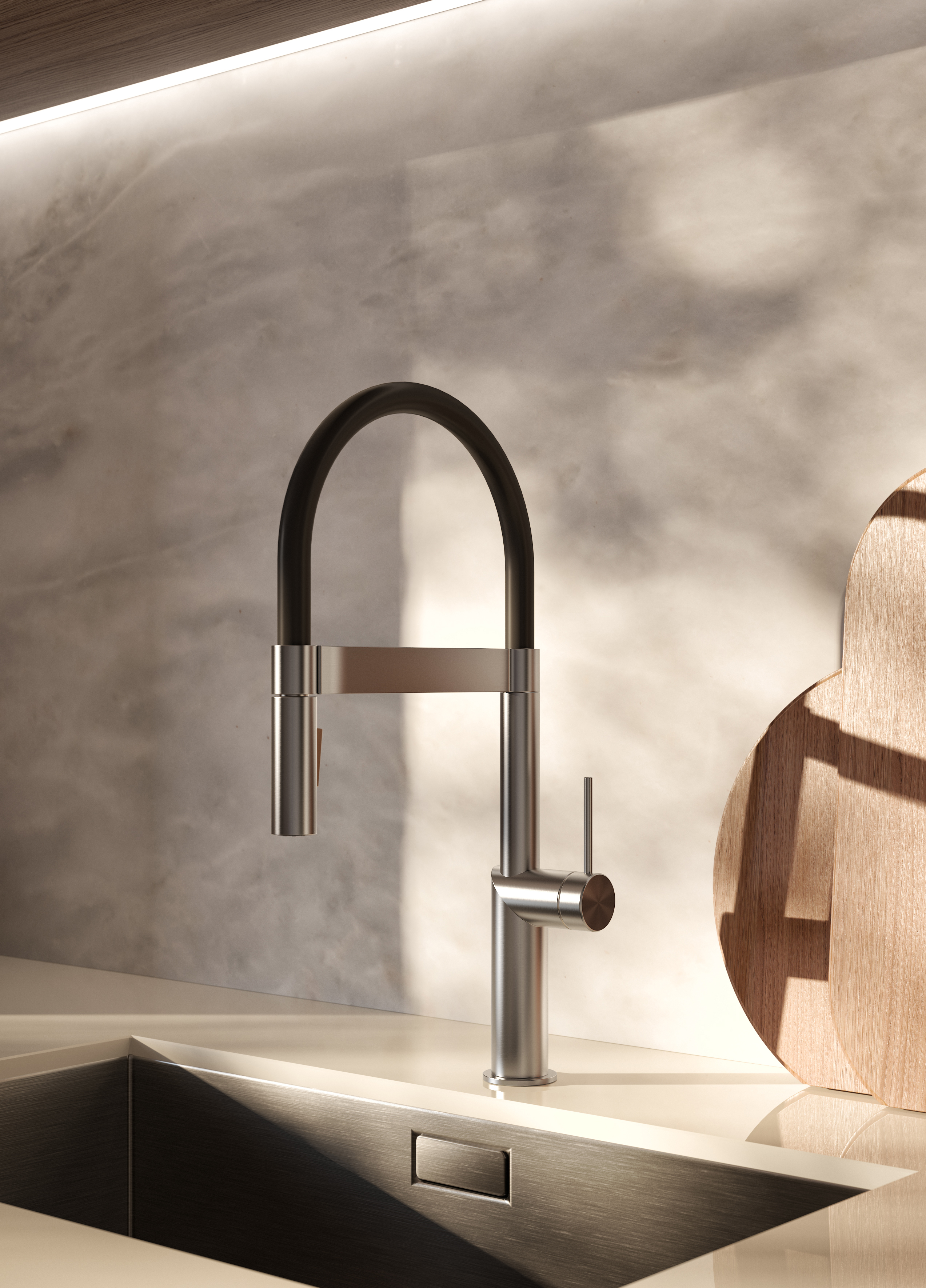 Miscelatore Inox Tech