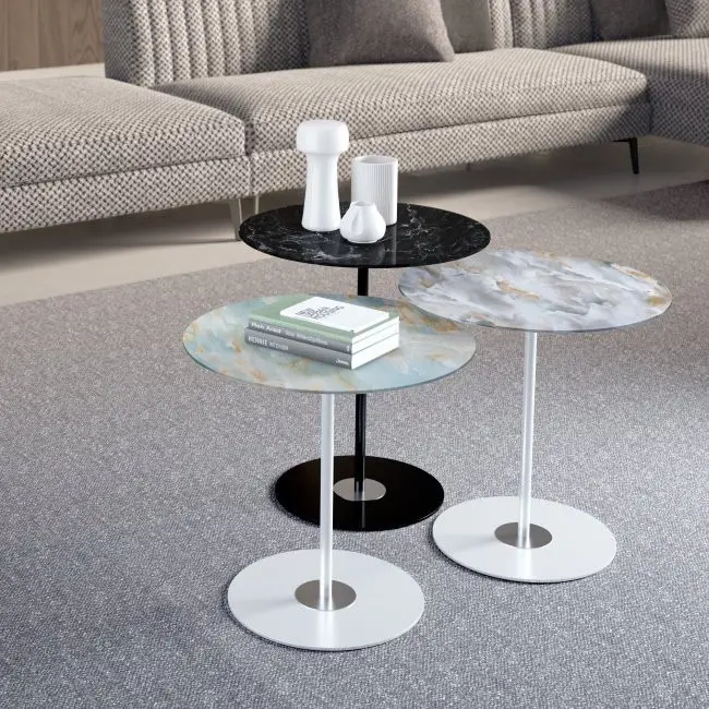 Tavolini Crystal Round