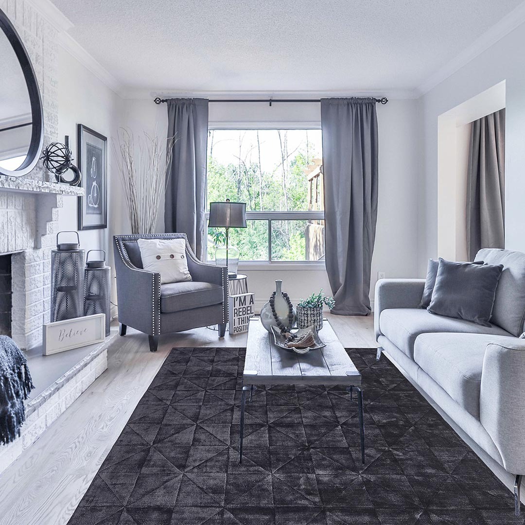 Tappeto Caravaggio Anthracite