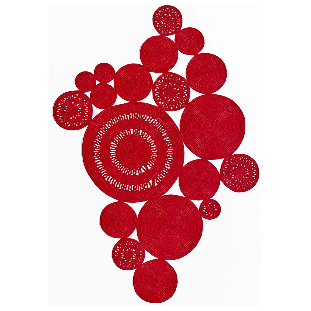 Tappeto Alyssa Patchwork Red